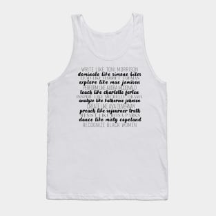 Black Women Tank Top